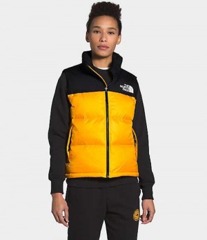 The North Face 1996 Retro Nuptse Väst Dam Guld | 0683579-SU