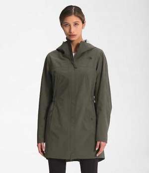 The North Face Allproof Stretch Parka Dam Grå Bruna Gröna | 6820974-QX