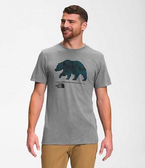 The North Face Bearscape T-Shirt Herr Grå Olika Färger | 1452637-AZ