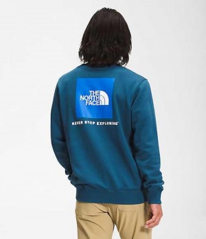 The North Face Box NSE Sweatshirt Herr Blå | 8140379-BS