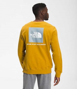 The North Face Box NSE Sweatshirt Herr Gula | 3642917-WU