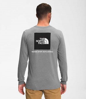 The North Face Box NSE T-Shirt Herr Grå Svarta | 3714598-TX