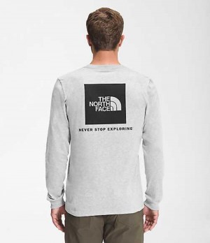 The North Face Box NSE T-Shirt Herr Ljusgrå | 4396821-DH