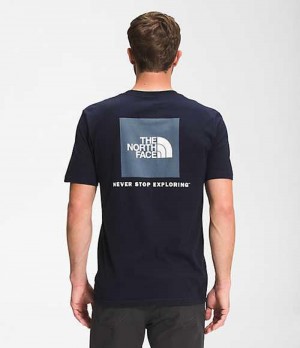 The North Face Box NSE T-Shirt Herr Marinblå | 1746052-ZL