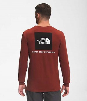 The North Face Box NSE T-Shirt Herr Röda Svarta | 1429765-FE