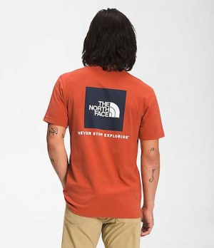 The North Face Box NSE T-Shirt Herr Röda | 5201786-KL