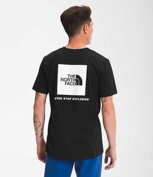 The North Face Box NSE T-Shirt Herr Svarta Vita | 2758031-XU