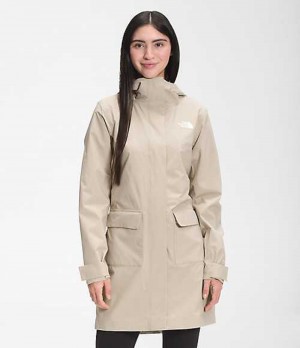 The North Face City Breeze Rain Regnjackor Dam Grå | 3056824-UA