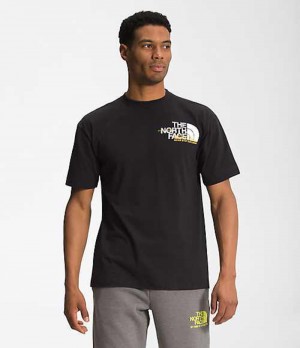 The North Face Coordinates T-Shirt Herr Svarta | 7129085-IK