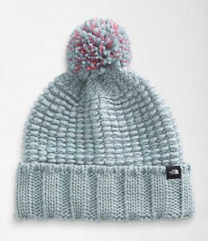 The North Face Cozy Tjock Mössa Dam Silver Blå | 9752430-YE