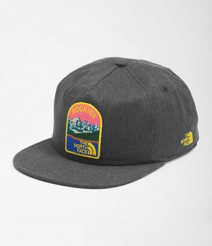 The North Face Embroidered Hatt Dam Grå | 1235680-QZ