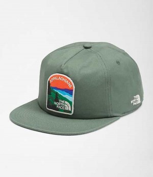 The North Face Embroidered Hatt Dam Gröna | 1620743-LG