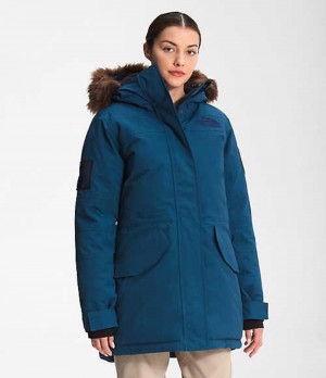 The North Face Expedition McMurdo Parka Dam Blå | 3715849-LQ