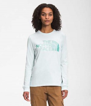 The North Face Half Dome T-Shirt Dam Blå | 3205718-YZ