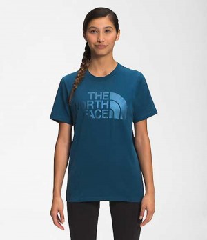 The North Face Half Dome T-Shirt Dam Blå | 6384952-XH