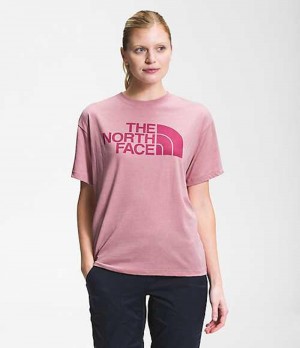 The North Face Half Dome T-Shirt Dam Lavendel | 4783520-XF