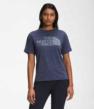 The North Face Half Dome T-Shirt Dam Marinblå | 6028143-TW