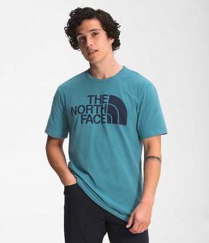 The North Face Half Dome T-Shirt Herr Blå | 0598326-NW