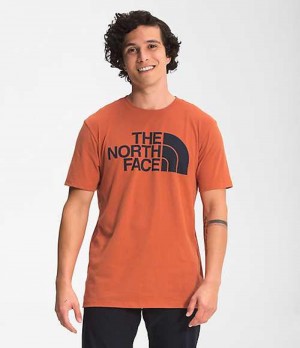 The North Face Half Dome T-Shirt Herr Röda | 4216087-AR