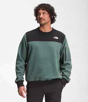 The North Face Highrail Sweatshirt Herr Gröna | 1395042-LP