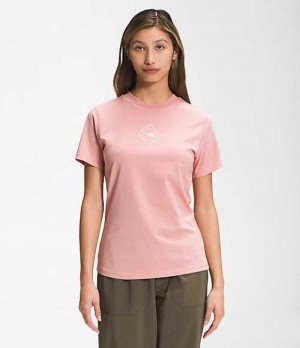 The North Face Himalayan T-Shirt Dam Rosa Bruna | 9320567-RD