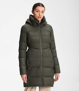 The North Face Metropolis Parka Dam Grå Bruna Gröna | 4738912-HI