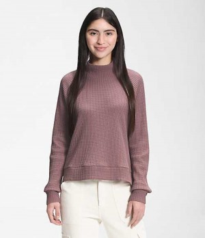 The North Face Mock Neck Sweatshirt Dam Lila | 1308725-GB