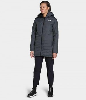 The North Face Mossbud Parka Dam Grå Svarta | 3248091-IM