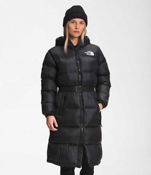 The North Face Nuptse Parka Dam Svarta | 2457813-UY