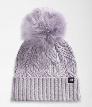 The North Face Oh-Mega Fur Pom Mössa Dam Grå | 5147089-OY