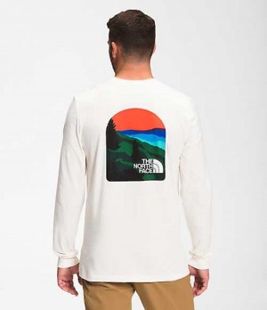 The North Face Parks T-Shirt Herr Vita | 4027193-TP