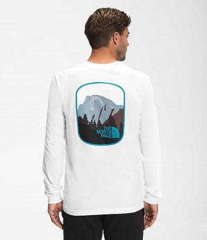 The North Face Parks T-Shirt Herr Vita | 4732619-BH