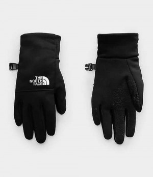 The North Face Recycled Etip™ Handskar Tjej Svarta | 2158794-XS