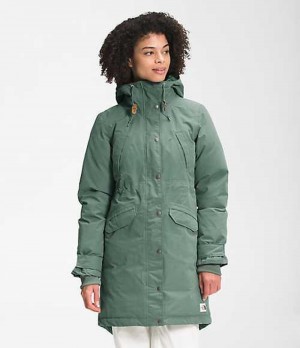 The North Face Snow Down Parka Dam Gröna | 8013796-SR