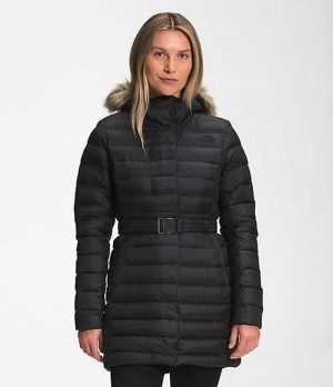 The North Face Transverse Belted Parka Dam Svarta | 7123046-UT