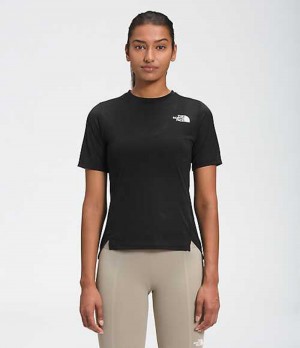 The North Face Up With The Sun T-Shirt Dam Svarta | 1807546-BX