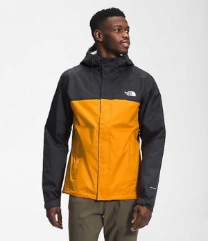 The North Face Venture 2 Regnjackor Herr Gula Svarta | 7921065-GY