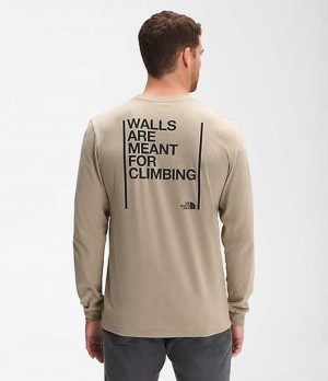 The North Face Walls T-Shirt Herr Grå | 7061532-WY