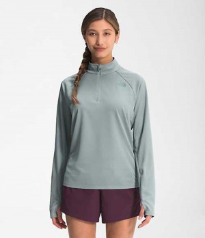 The North Face Wander Sweatshirt Dam Silver Blå | 3489206-OV