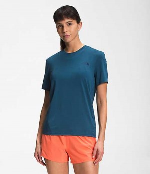 The North Face Wander T-Shirt Dam Blå | 2817905-KN