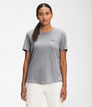 The North Face Woodmont T-Shirt Dam Grå | 6037921-VJ