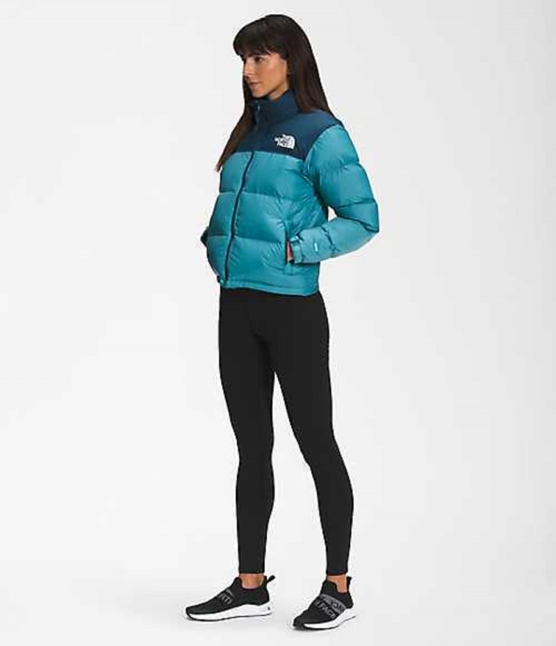 The North Face 1996 Retro Nuptse Dunjacka Dam Blå | 7283594-DN