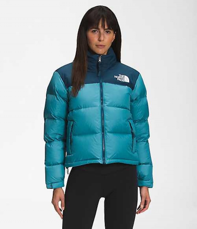 The North Face 1996 Retro Nuptse Dunjacka Dam Blå | 7283594-DN