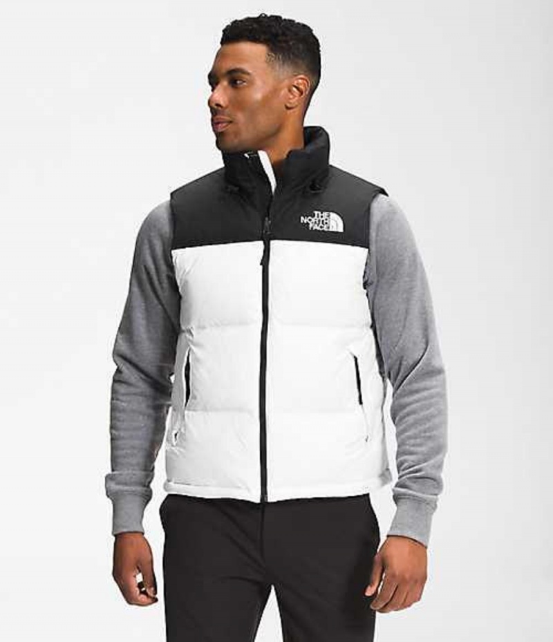 The North Face 1996 Retro Nuptse Väst Herr Vita | 4502817-XA