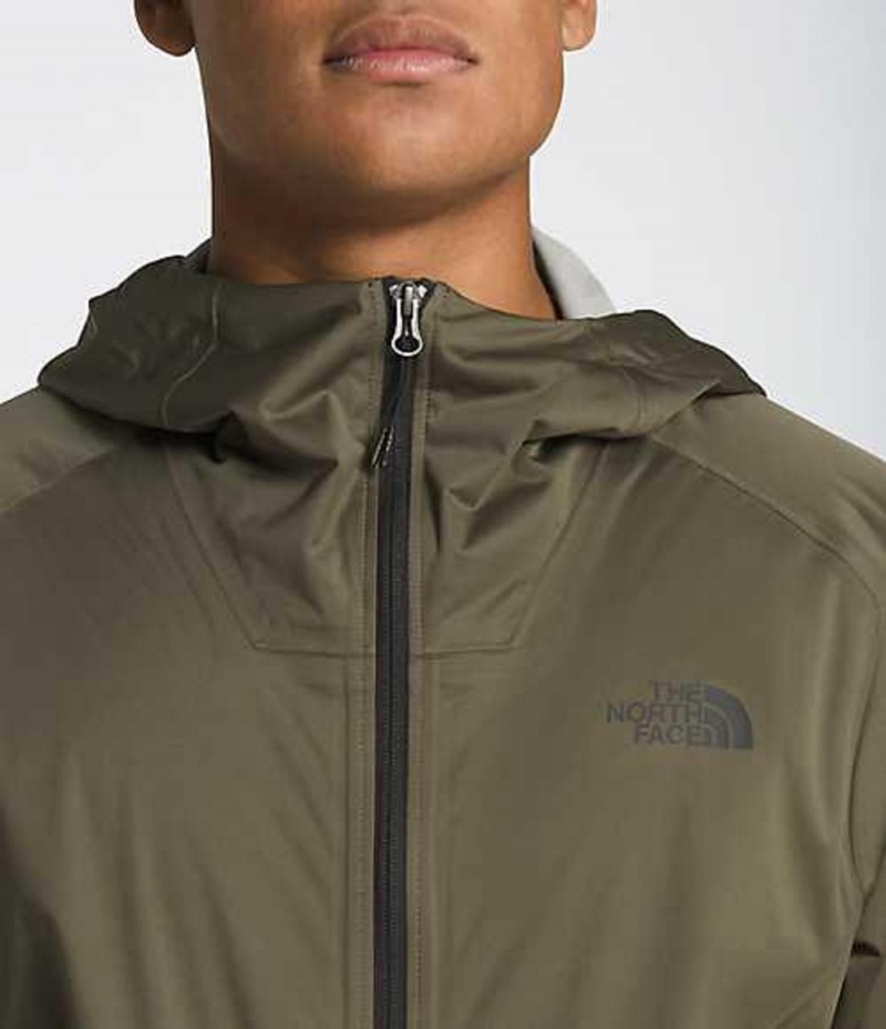 The North Face Allproof Stretch Vindjacka Herr Grå Bruna Gröna | 4582701-QL