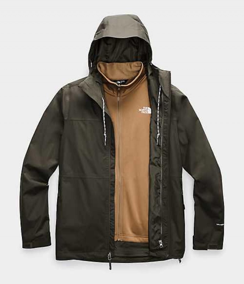 The North Face Arrowood Triclimate® Dunjacka Herr Grå Bruna Gröna Bruna | 5407831-HG