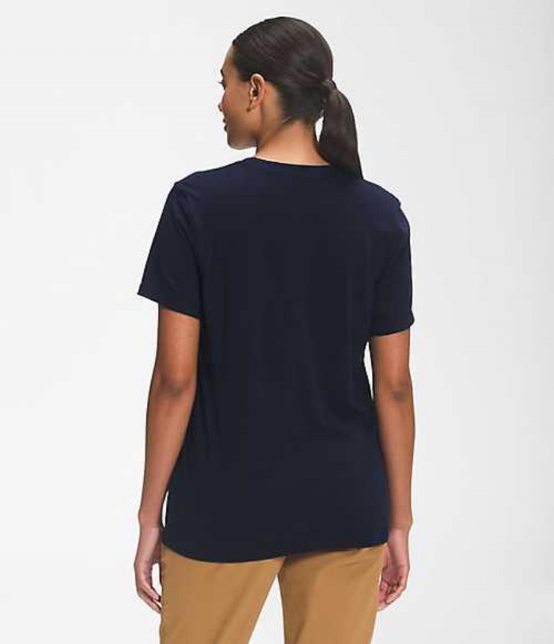 The North Face Bearscape T-Shirt Dam Marinblå | 4916752-LZ