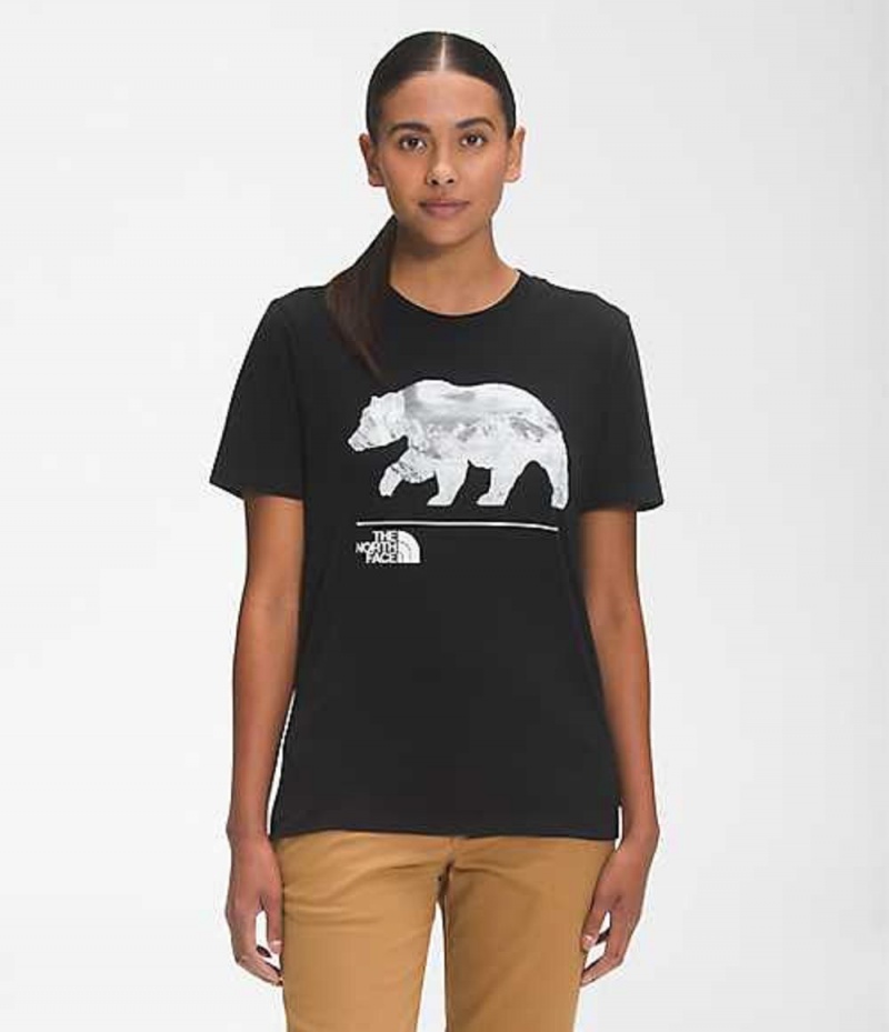 The North Face Bearscape T-Shirt Dam Svarta Grå | 3685270-AX