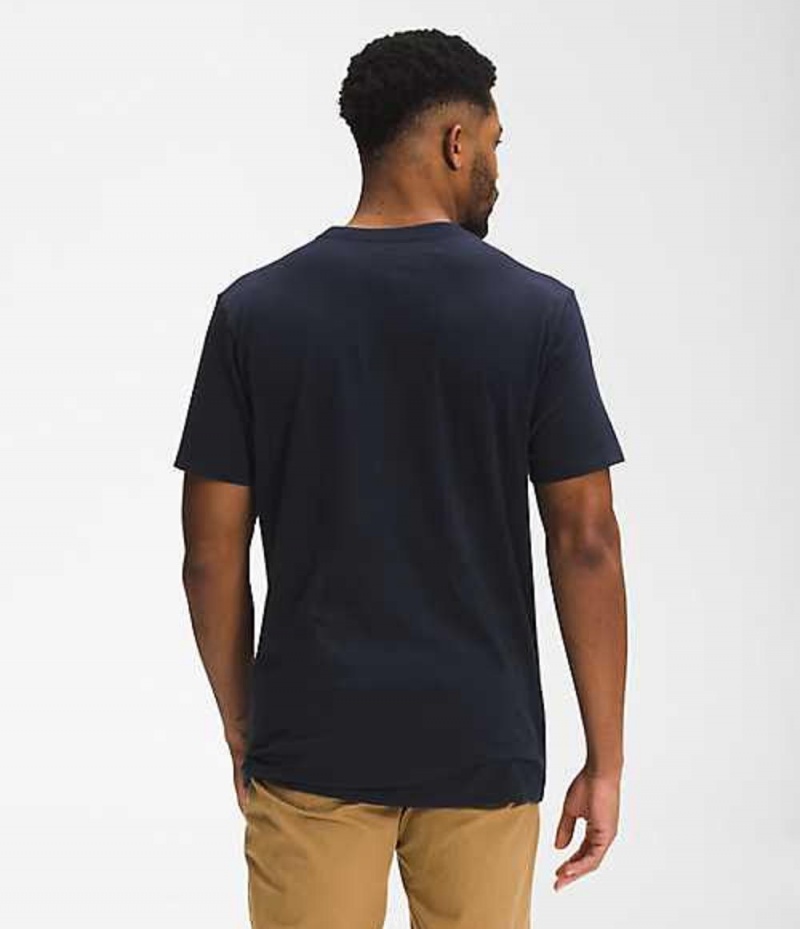 The North Face Bearscape T-Shirt Herr Marinblå | 5307821-EC