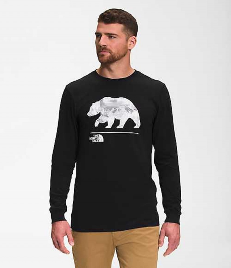 The North Face Bearscape T-Shirt Herr Svarta Olika Färger | 9865073-HU